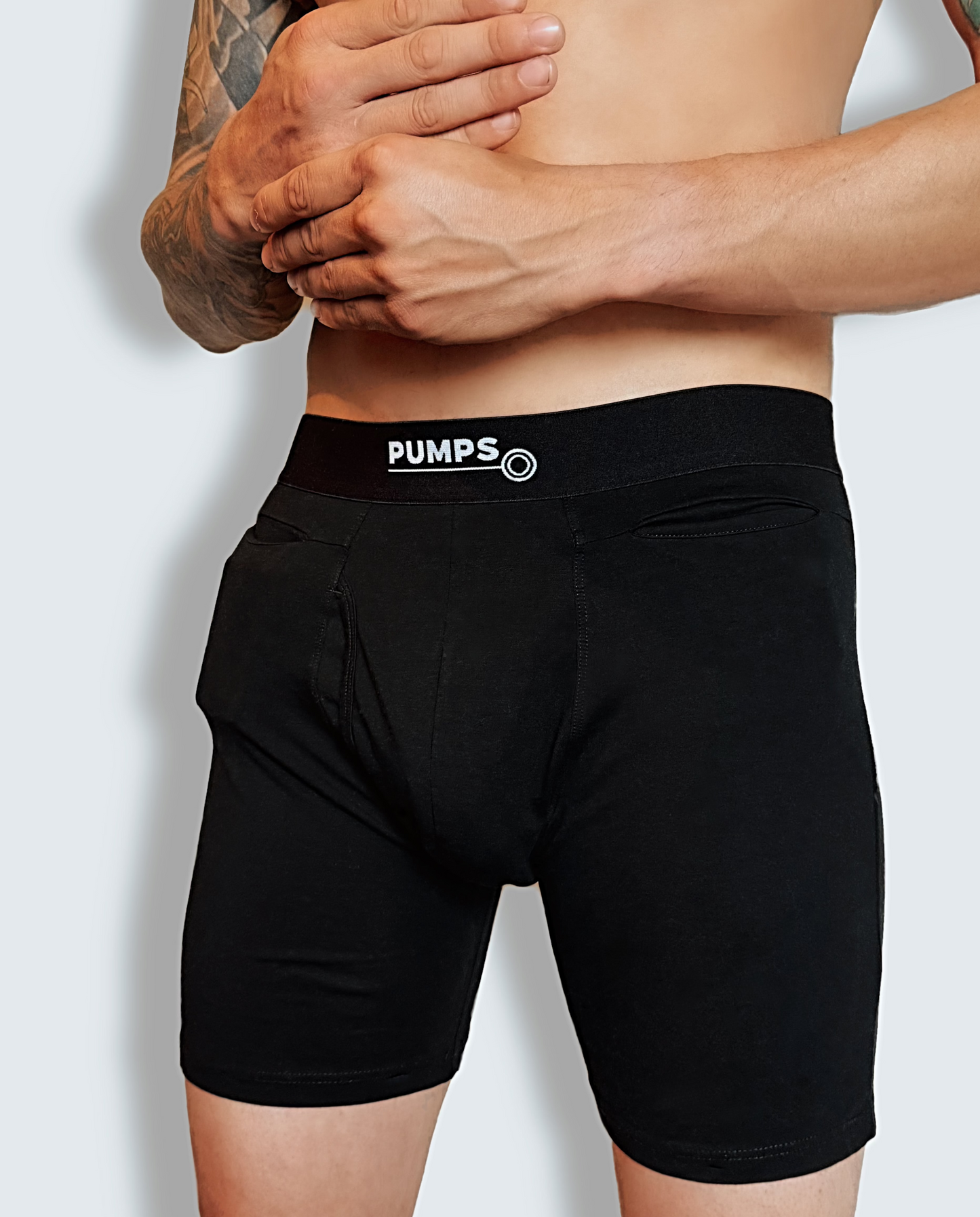 Classic Black Boxer Brief – Secure Pocket Design