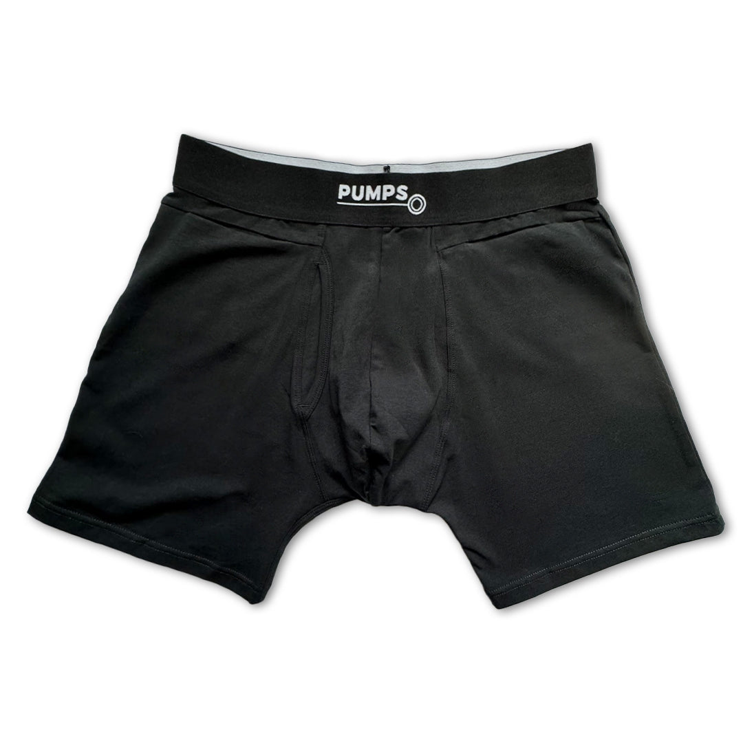Classic Black Boxer Brief – Secure Pocket Design